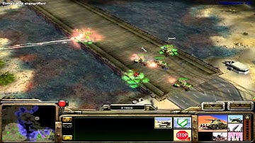Command&Conquer Generals Walkthrough [German] GLA #04 - Toxic Waste Containment and Disposal...