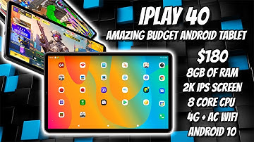 iPlay 40 Review - An Amazing Budget Tablet $180, 8GB Ram, 2K Display, 4G!
