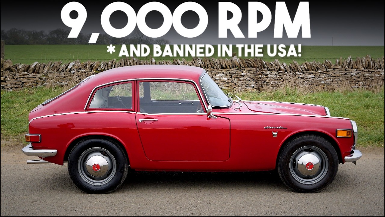 When Japan Beat Europe And Terrified The Americans..  Honda S800 (1968)