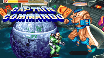 Captain Commando FULL Walkthrought ARCADE MAME With Baby Commando (Gameplay Android)