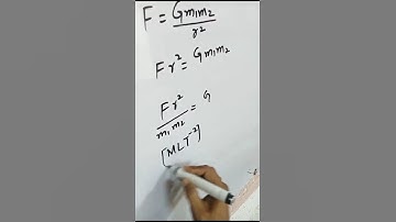 dimensions of G #viral # short #physicshelp #math #physic #shortvideo