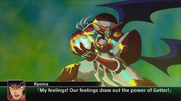 Shin Getter 1, 2, 3 - SUPER ROBOT WARS V - ALL ATTACKS [English PS4]