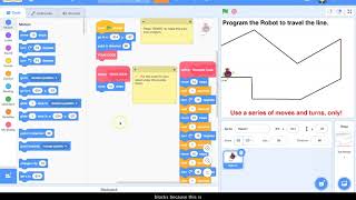 Open Loop Robot Simulation in Scratch