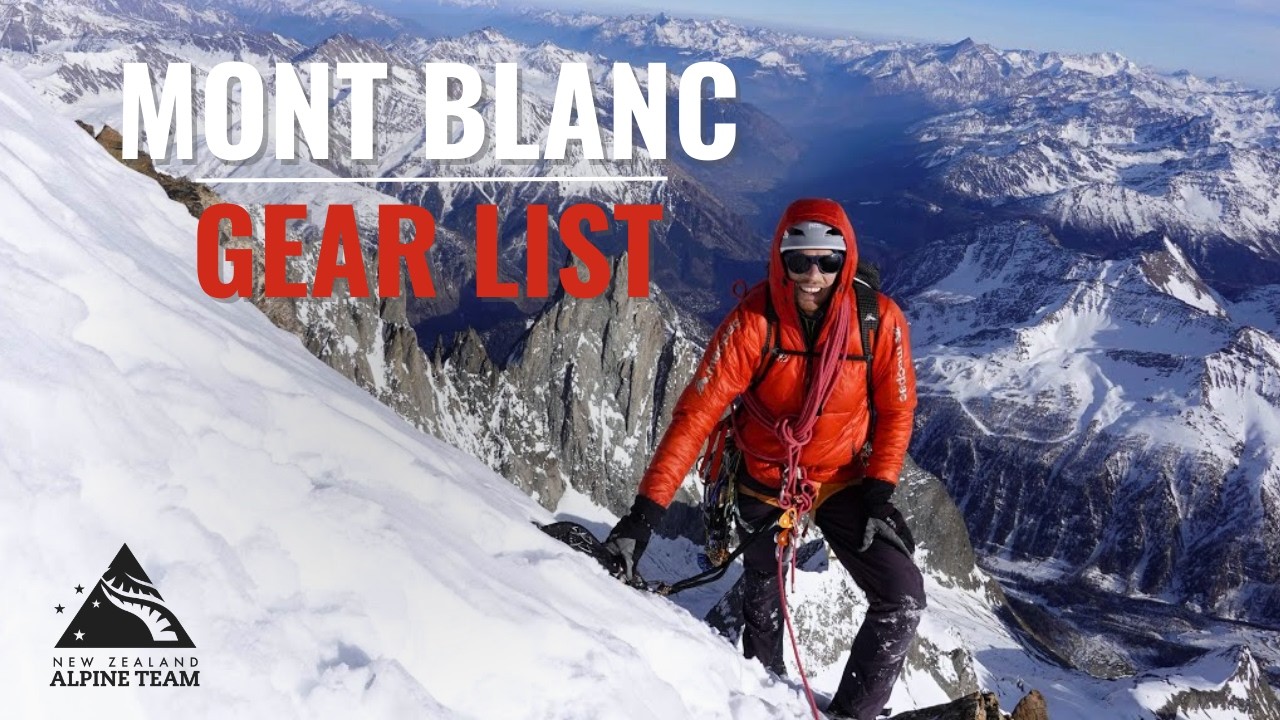 Climbing Mont Blanc | What's in my pack? | IFMGA Climbing Guide and NZAT Mentor Kim Ladiges