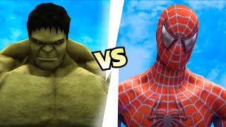 HULK VS SPIDERMAN - EPIC BATTLE BETWEEN SUPERHEROES