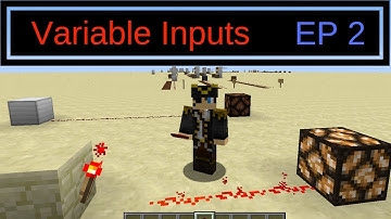 Redstone Tutorial E2 - Variable Inputs + Inversions