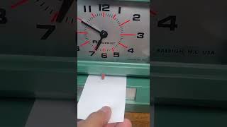 Acroprint 150NR4 Analog Time Recorder Punch Card Machine