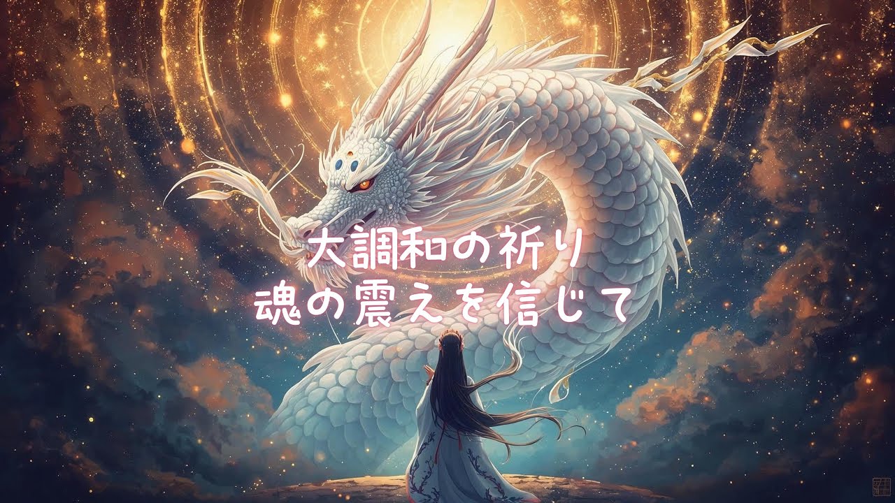 大調和の祈り✨白色虹龍🐉✨と瀬織津姫🌸の浄化ヒーリング✨