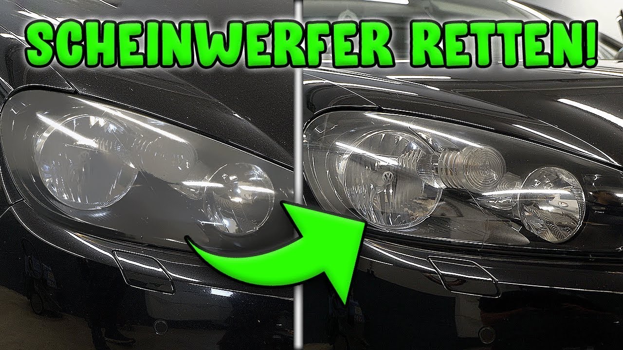 Blinde Scheinwerfer Reinigen Hausmittel