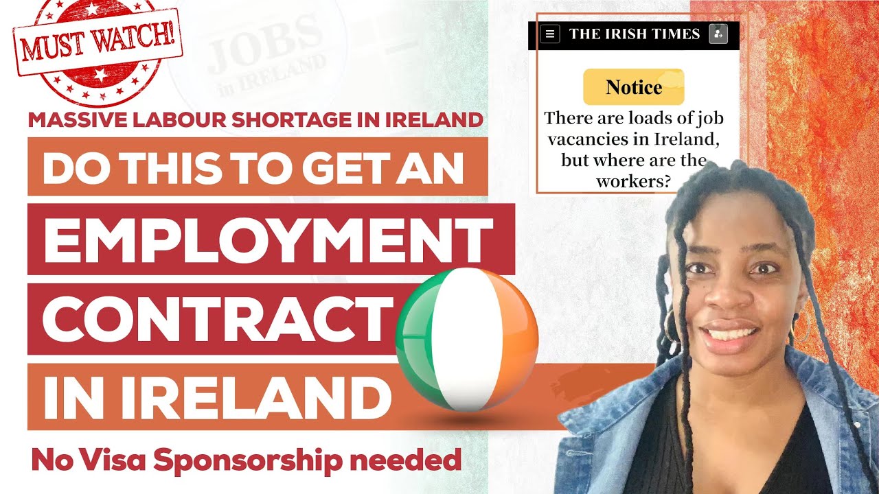 MOVE TO IRELAND IN 3MONTHS WITH YOUR FAMILY SPONSOR YOUR OWN VISA