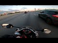 Я на yamaha yzf r6 и Black devil bmw s1000rr