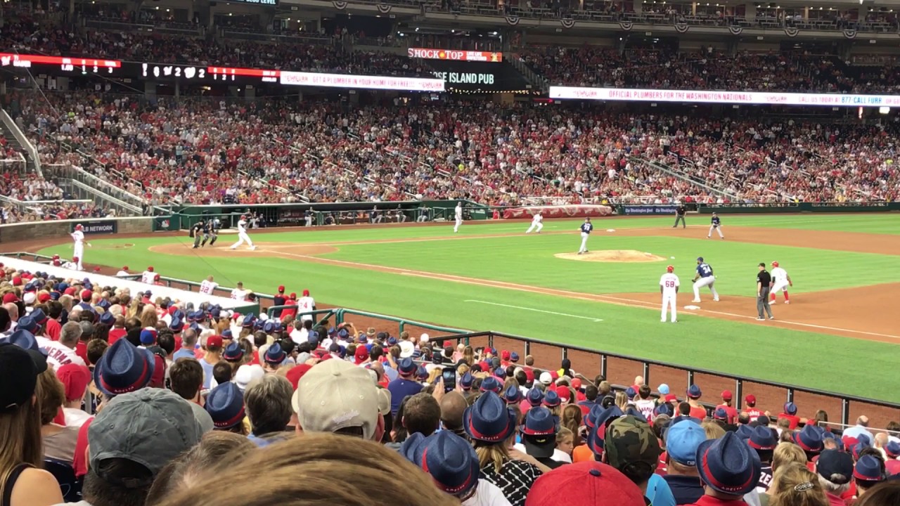 Bryce Harper Ejected, Washington Nationals vs Milwaukee Brewers 7/26/17