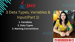 Lec 3(Part 1):  Data Types, Variables in Java | Declaration | Initialization | Rules for Identifier