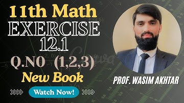 11th Class Math |Exercise 12.1 | New Book 2025 | Chapter 12 Limit & Continuity | Full Lecture