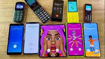 Many Phones Incoming Call at the same time and Outgoing call. Samsung/Xiaomi/iPhone/Tecno/BQ/Maxcom