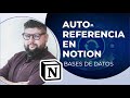 BASES DE DATOS AUTORREFERENCIALES en NOTION