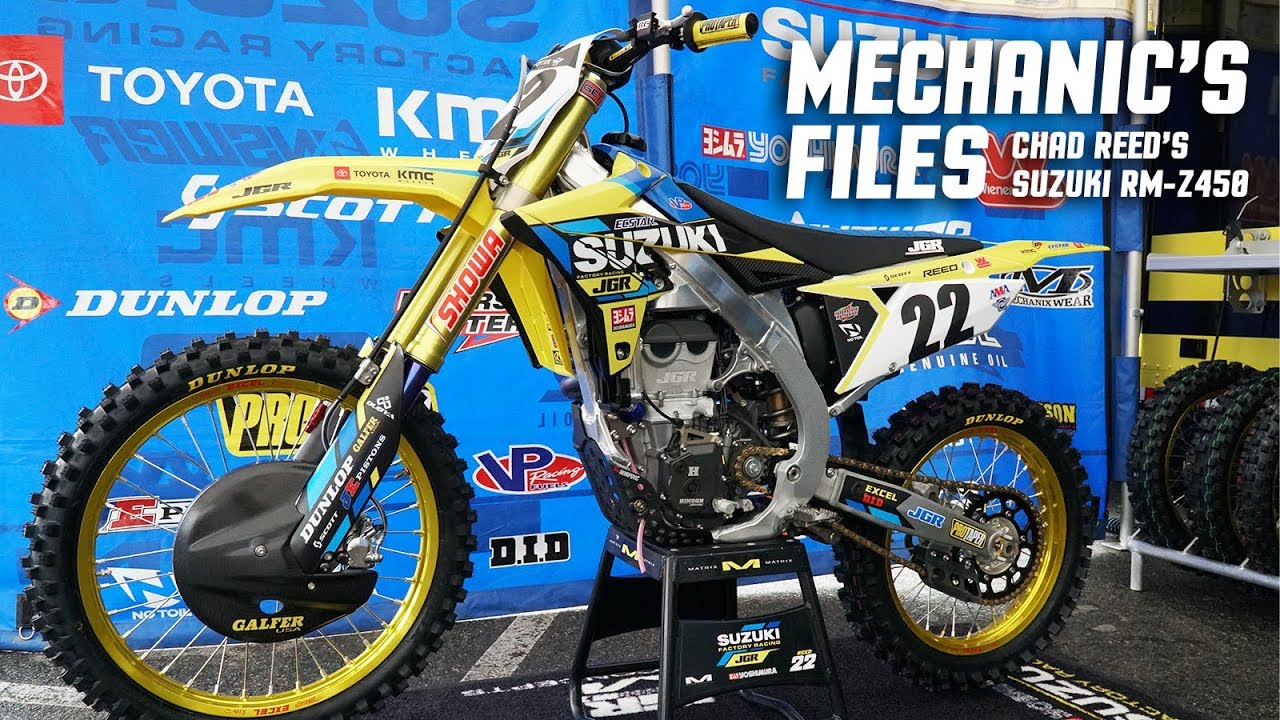 Mechanic's Files: Chad Reed's Suzuki RM Z450 - YouTube