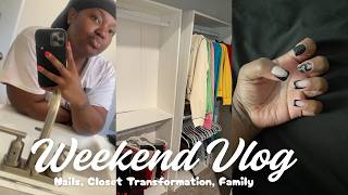 Soft Life Weekend Vlog | Nails, Family & Organizing My Space screenshot 4