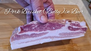 Pork Brisket Bellyin Beer. Recipe For The Perfect Pork Brisket