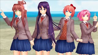 Mmd60 Ddlc X Itzy 있지 - Icy Motion Dl Doki Doki Literature Club