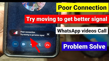 WhatsApp Poor Connection Problem | poor connection try moving to get better signal WhatsApp
