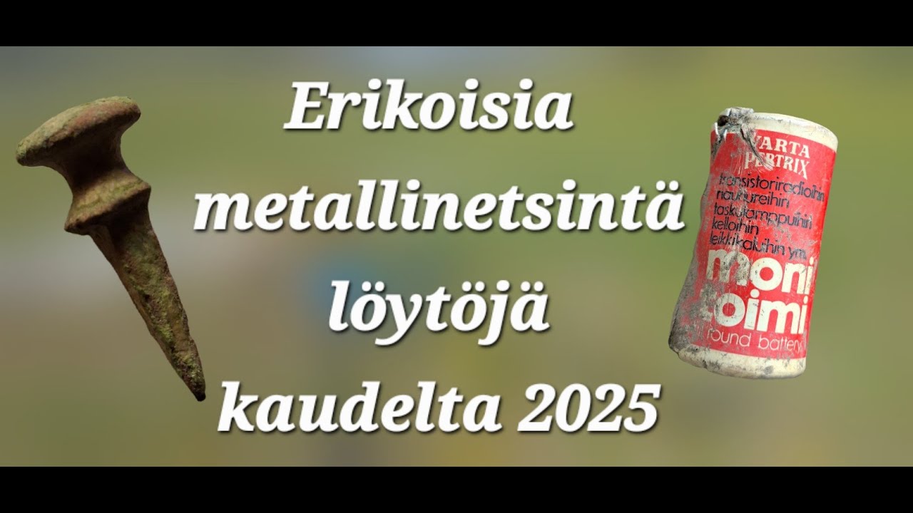 Metallinetsintää - Erikoisia metallinetsintä-löytöjä kaudelta 2025 #metallinetsintä #metaldetecting