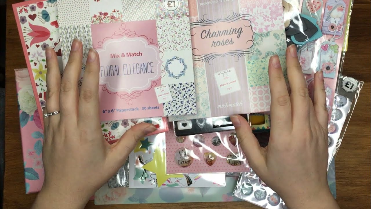 UK Craft Haul from The Works and Sainsbury's