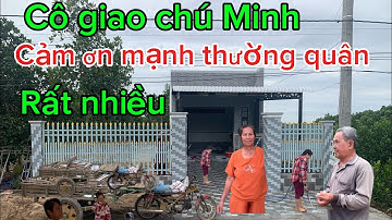 Sáng 22/11/2025/ cô giao chú Minh/ gửi lời cảm ơn các mạnh thường quân rất nhiều/ 