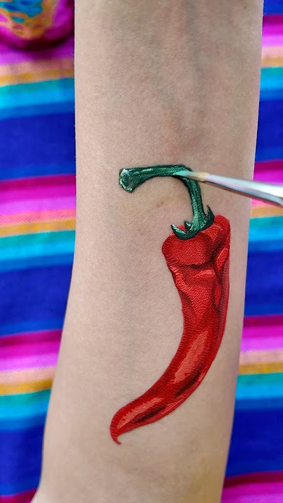 Chile #vivamexico #aquacolor #facepaintingideas #pintacaritas #maquillajeartistico