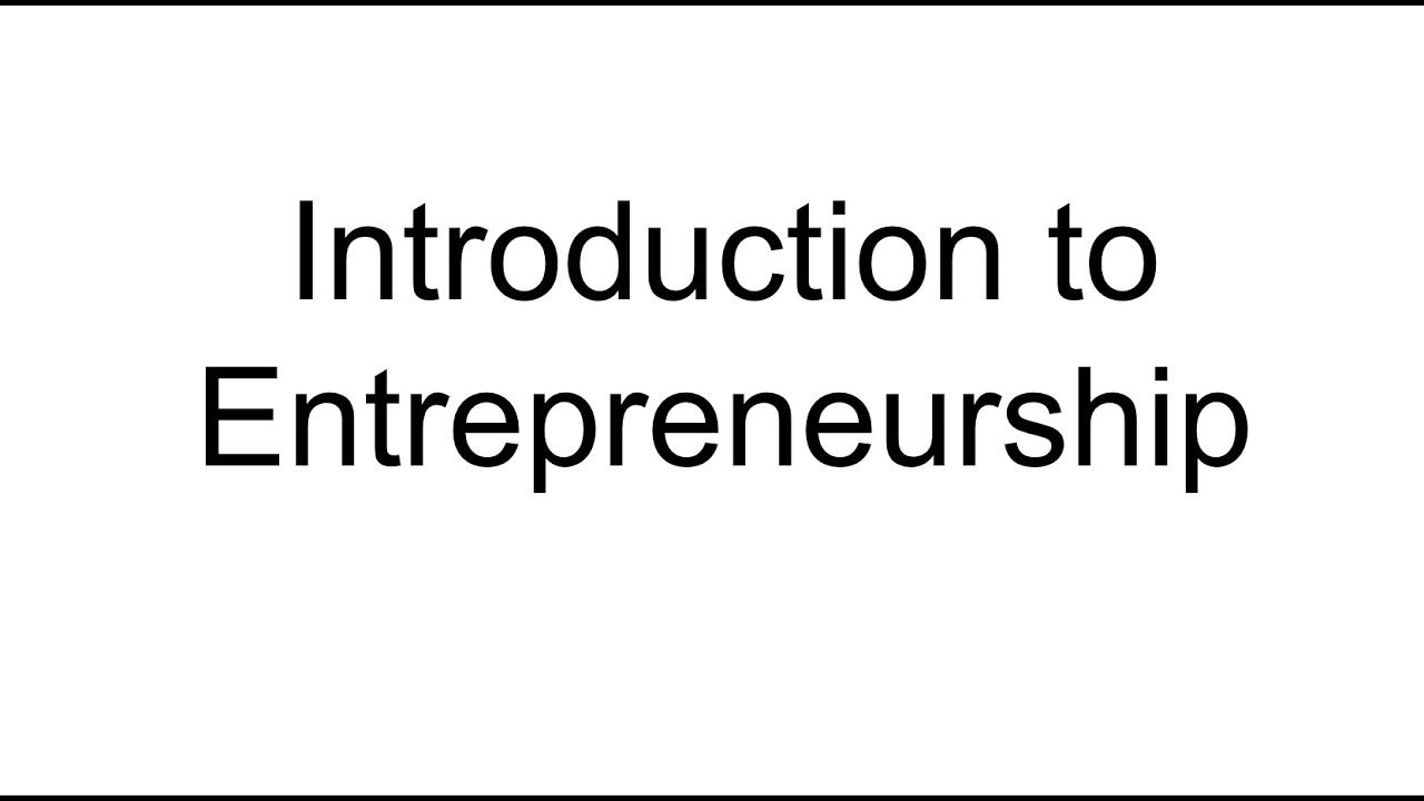 Introduction to Entrepreneurship - A perspective on Entrepreneurship - Howard Stevenson