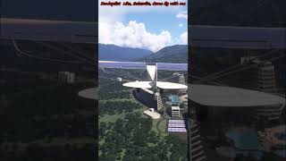 Fly Through Jurassic World: Epic Views & Tennis Courts! #shorts