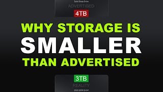 Why Storage Is Smaller Than Advertised - SSD USB Hard Drive Flash Memory