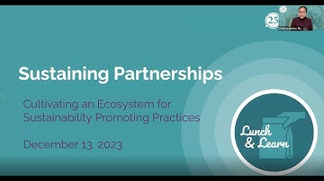 Lunch & Learn: Sustaining Partnerships