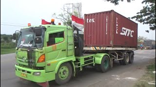 TRUK KONTAINER PENDEK & PANJANG | Hino 500, Isuzu Borneo, Faw, Fuso, UD Quester, Nissan Condor