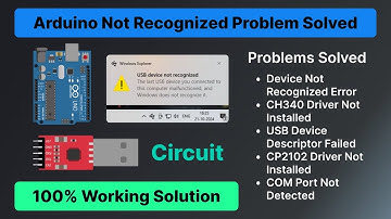 How to Fix Arduino Not Recognized by PC | CH340 Driver Error Fix | Use CP2102 to Connect Arduino