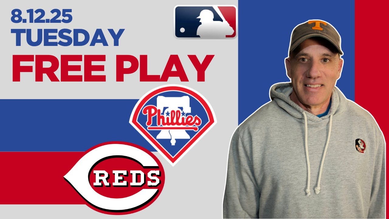 Phillies vs Reds | MLB Picks and Predictions | Tuesday 8/12/25 | Doc Sports Free MLB Bets & Odds