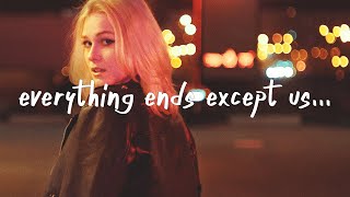 Video thumbnail of "JP Saxe - Everything Ends (Lyrics) feat. Lizzy McAlpine and Tiny Habits"