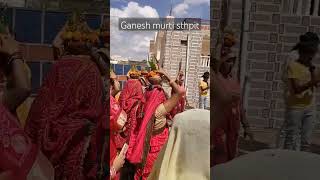 Channel Chaturthi Par Ganesh Ji Murti Sthapit Society