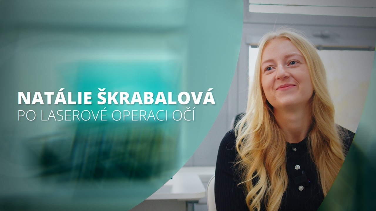 Slečna Natálie se zbavila dioptrií díky metodě ReLEx SMILE