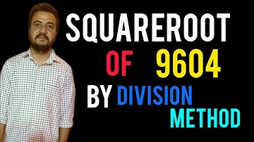 Squareroot of 9604 by using division method #squareroot #squarerootbydivisionmethod #mathsinenglish