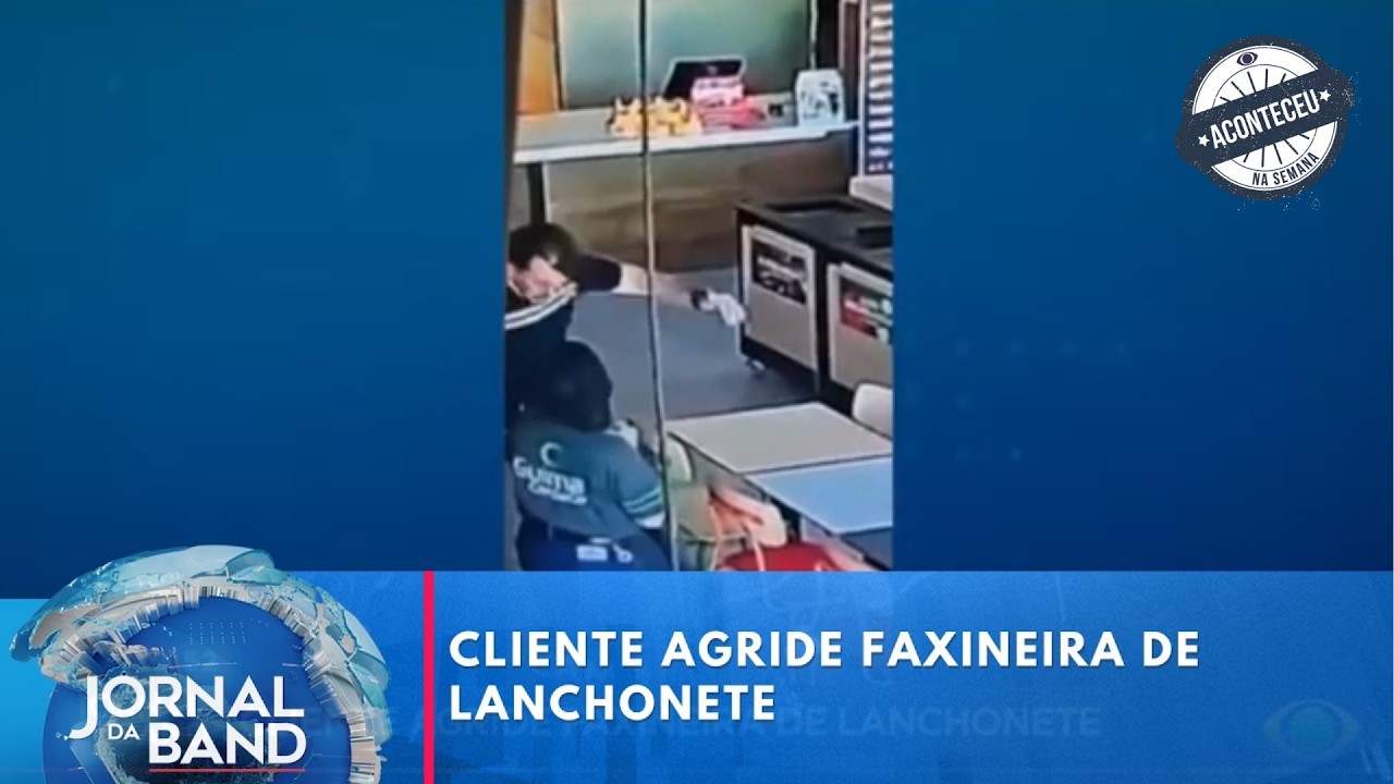 Cliente agride faxineira de lanchonete após pedir respeito em GO | Aconteceu na Semana