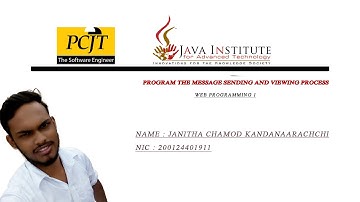 Program the message sending and viewing process