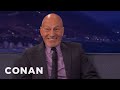 sir patrick stewart seth mcfarlane geeked out meeting the “next generation” cast conan on tbs