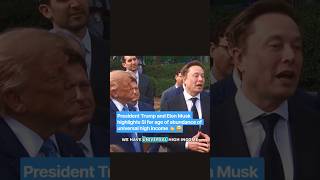 President Trump and Elon Musk highlights SI for age of abundance of universal high income 👏 😄