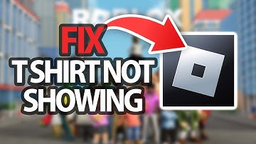 How To Fix Roblox App Game T Shirt Not Showing | Easy Quick Solution