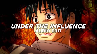 under the influence (violin remix) - chris brown [edit audio]