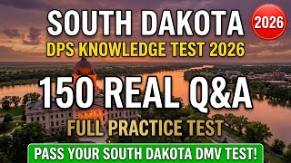 South Dakota DMV Permit Practice Test 2026 — 150 Real DPS Questions You MUST KNOW!