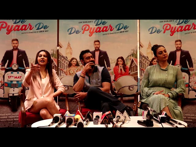Ajay Devgn, Tabu and Rakul Preet Kaur pcoming movie De De Pyaar De