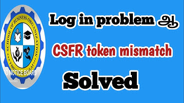 SBO log in problem / CSFR token mismatch solved @Singam