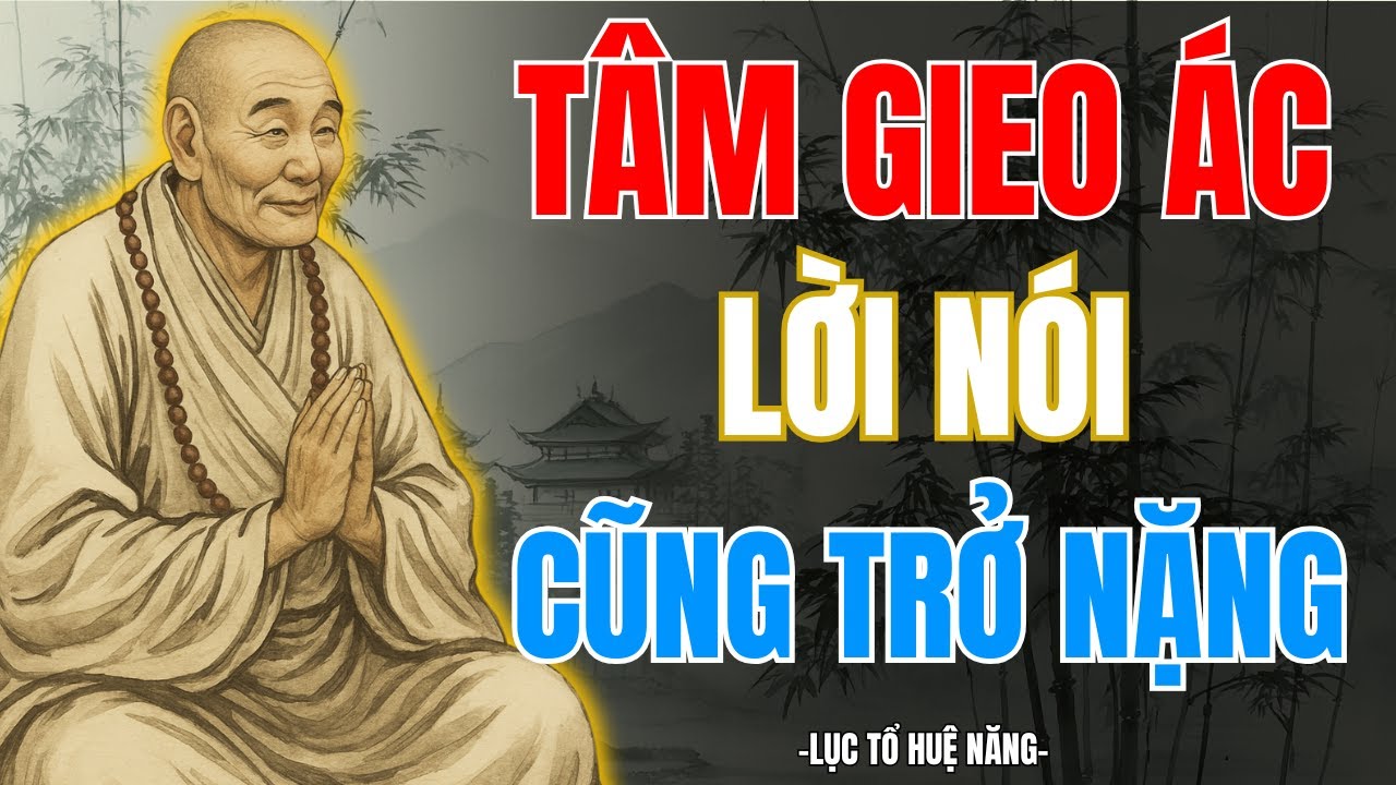 Lục Tổ Huệ Năng :  Khẩu nghiệp không nặng ở lời nói, mà nặng ở tâm gieo – Tu Tâm để sửa tận gốc